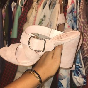 Kate Spade orchid heels fawn (light pink)